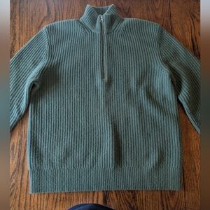 The Felted Merino Half-Zip Sweater Luxe Merino